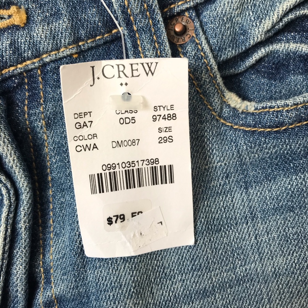 J. Crew Bootcut Jeans Style 97488 Blue Denim Womens - Picture 3 of 10